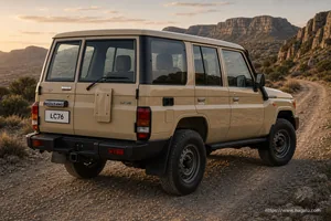 Toyota Land Cruiser 76 exterior view 2 for South African vehicle comparison