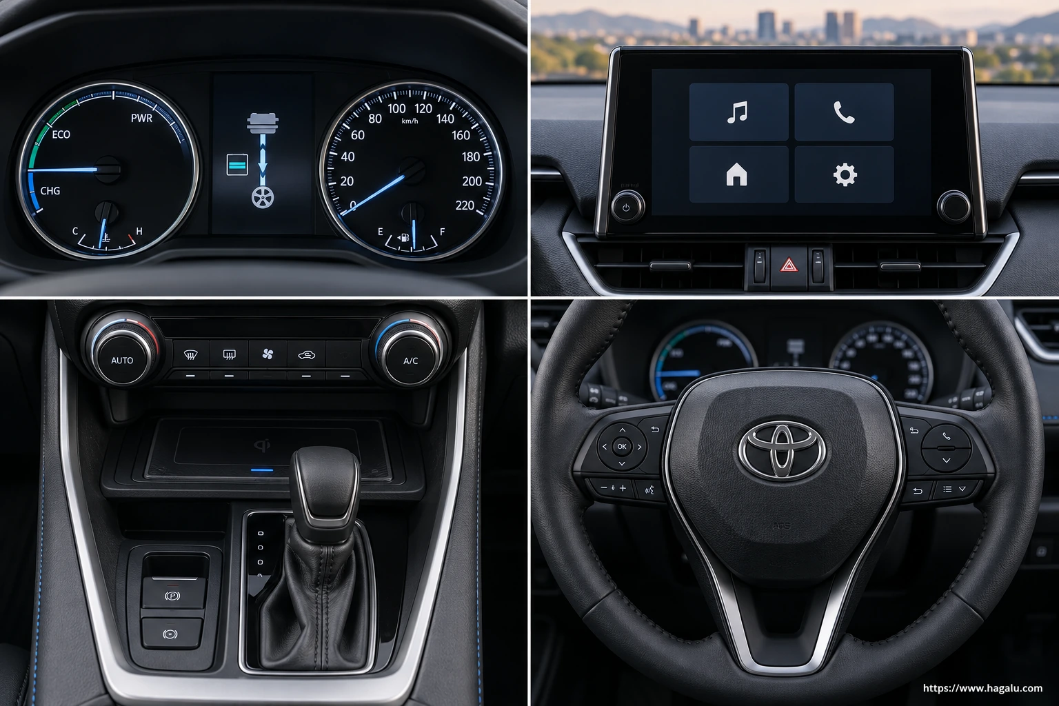 Toyota RAV4 Hybrid interior view 2 for South African vehicle comparison
