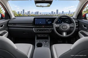 Hyundai Kona EV interior view 1 for South African vehicle comparison