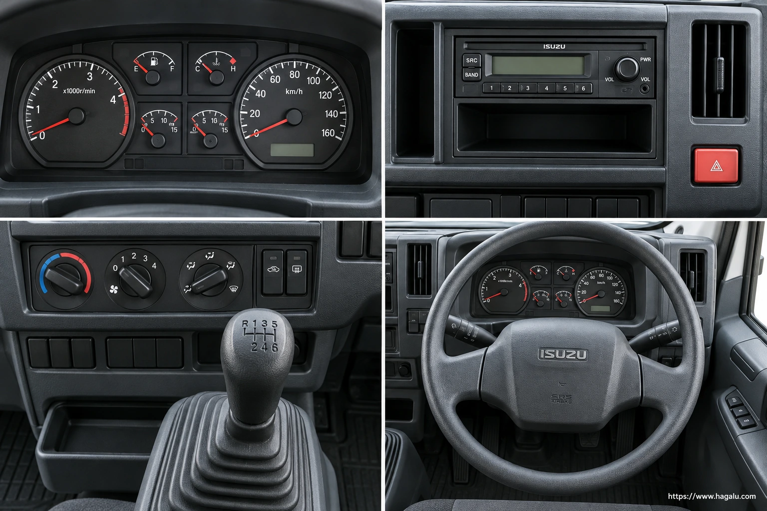 Isuzu F-Series interior view 2 for South African vehicle comparison