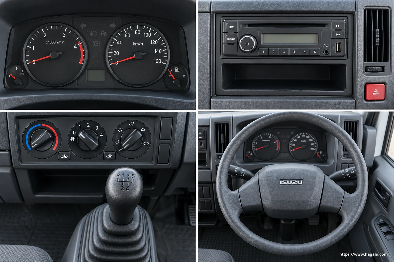 Isuzu N-Series interior view 2 for South African vehicle comparison