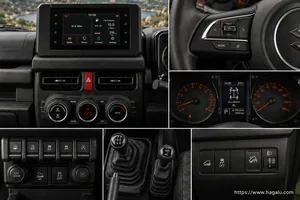 Suzuki Jimny 5-door interior view 2 for South African vehicle comparison