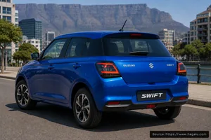Suzuki New Swift exterior view 2 for South African vehicle comparison