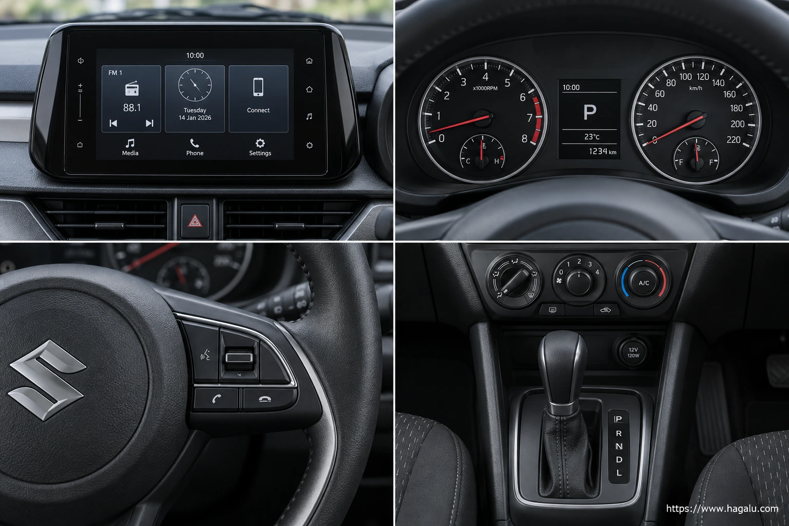 Suzuki New Swift interior view 2 for South African vehicle comparison
