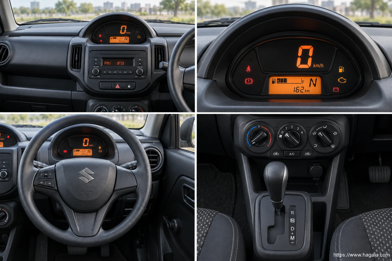 Suzuki S-Presso interior view 2 for South African vehicle comparison