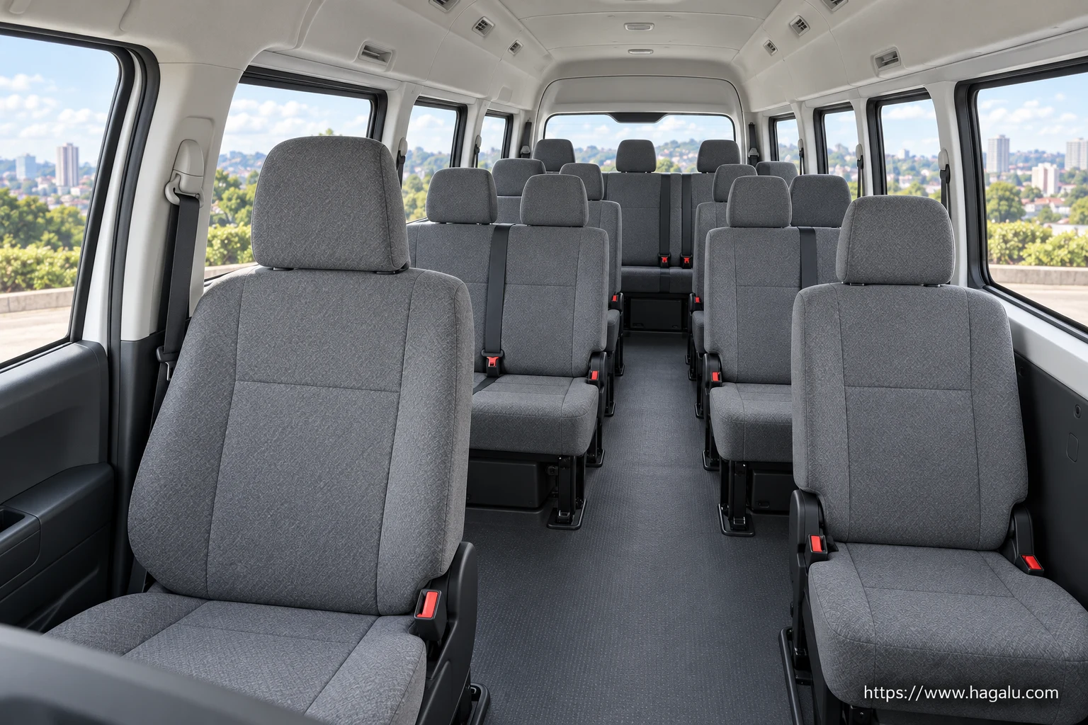 Toyota Hiace GD interior view 3 for South African vehicle comparison