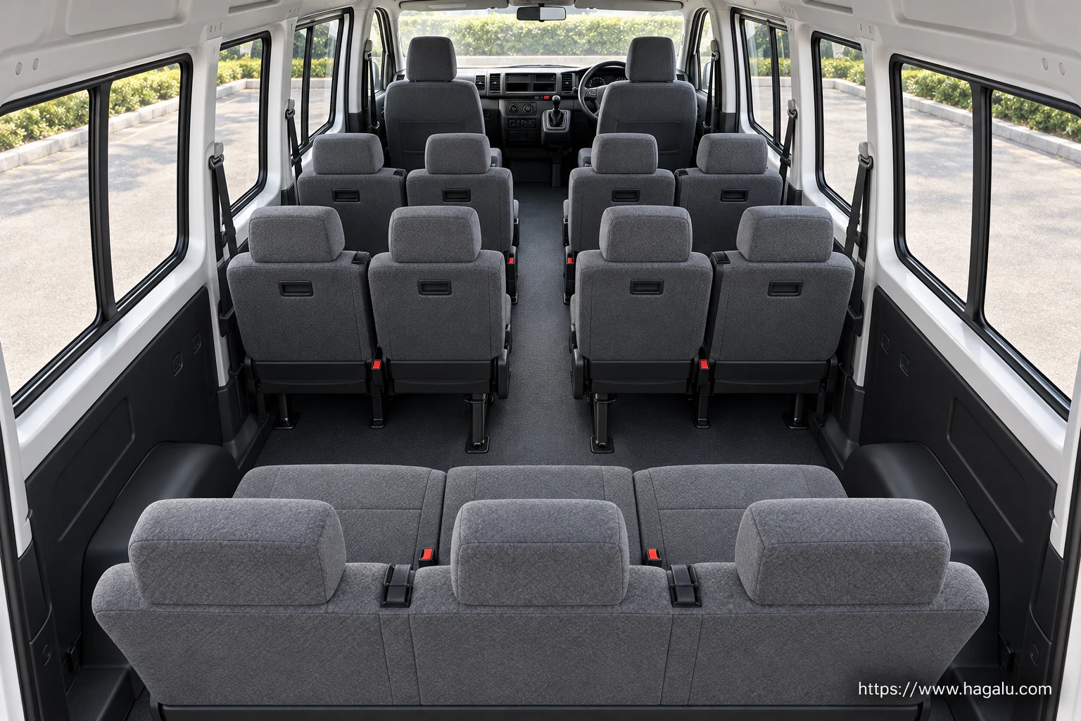 Toyota Hiace GD interior view 4 for South African vehicle comparison