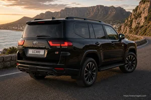 Toyota Land Cruiser 300 exterior view 2 for South African vehicle comparison