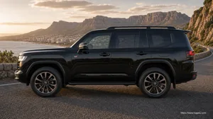 Toyota Land Cruiser 300 exterior view 3 for South African vehicle comparison