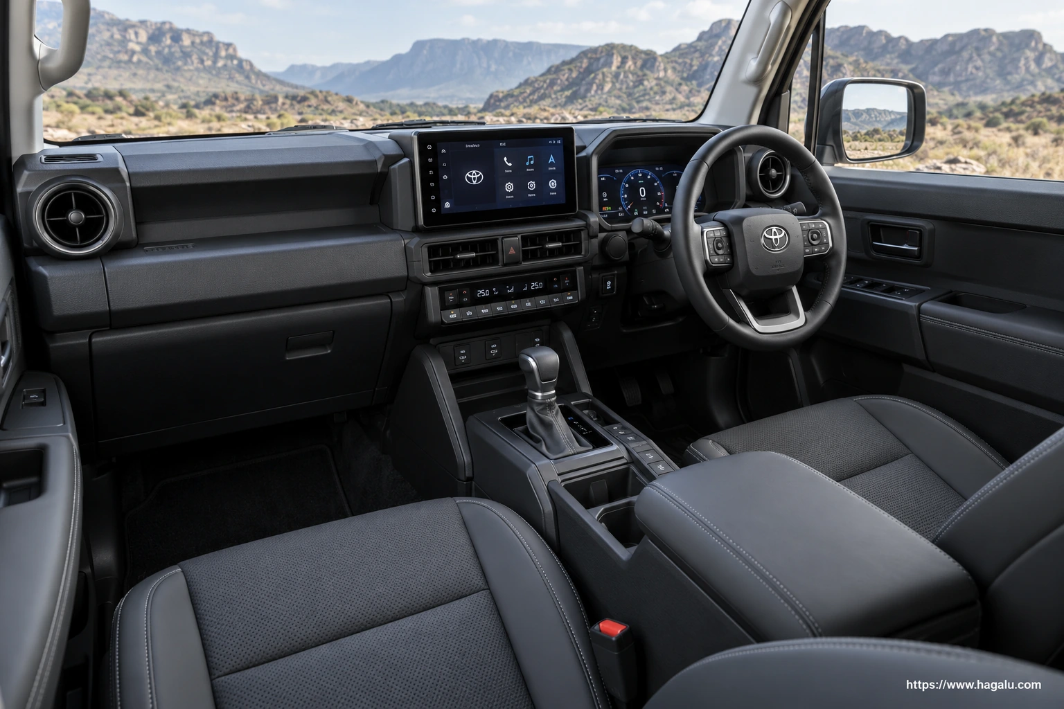 Toyota Land Cruiser FJ interior view 1 for South African vehicle comparison