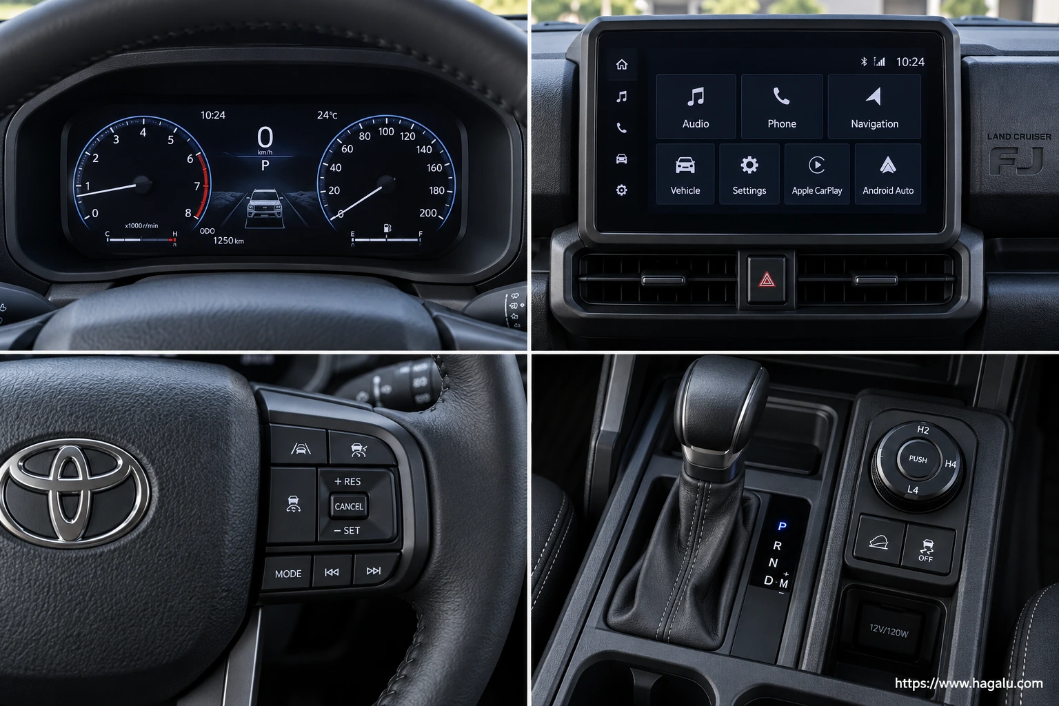 Toyota Land Cruiser FJ interior view 2 for South African vehicle comparison