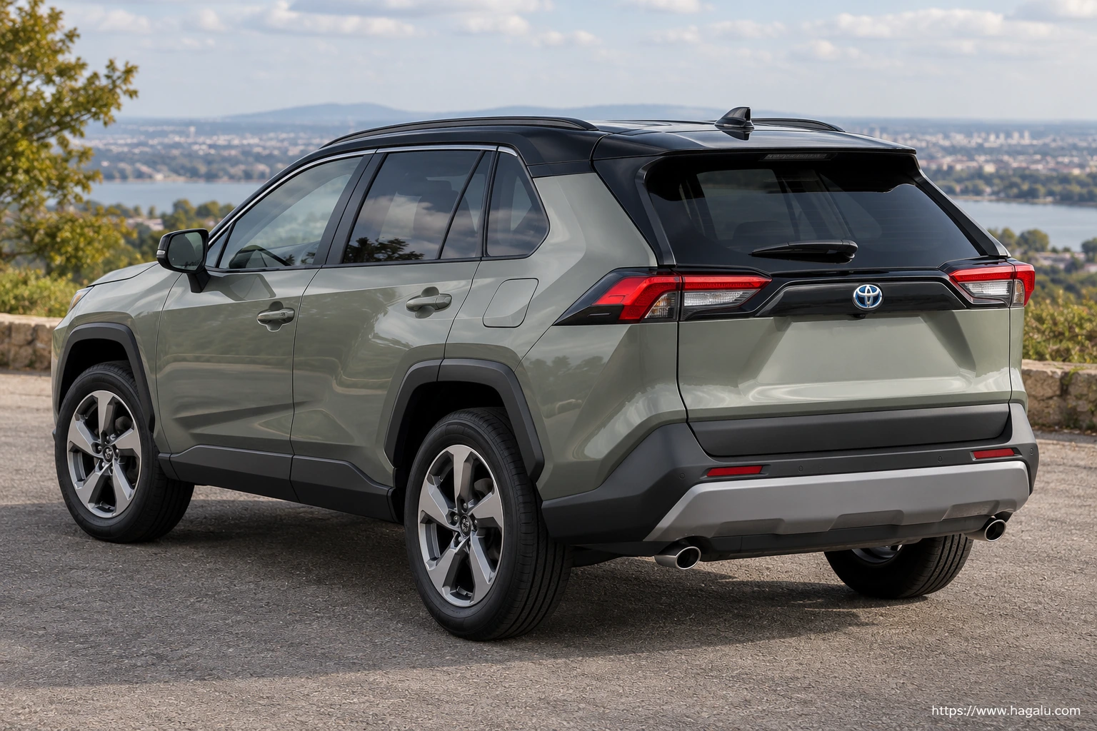 Toyota RAV4 HEV exterior view 2 for South African vehicle comparison