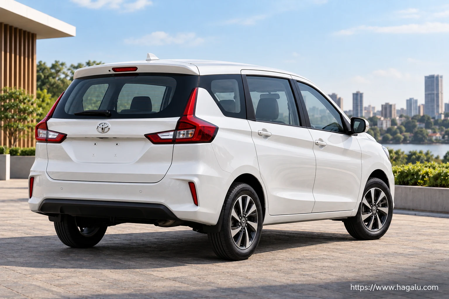 Toyota Rumion exterior view 2 for South African vehicle comparison