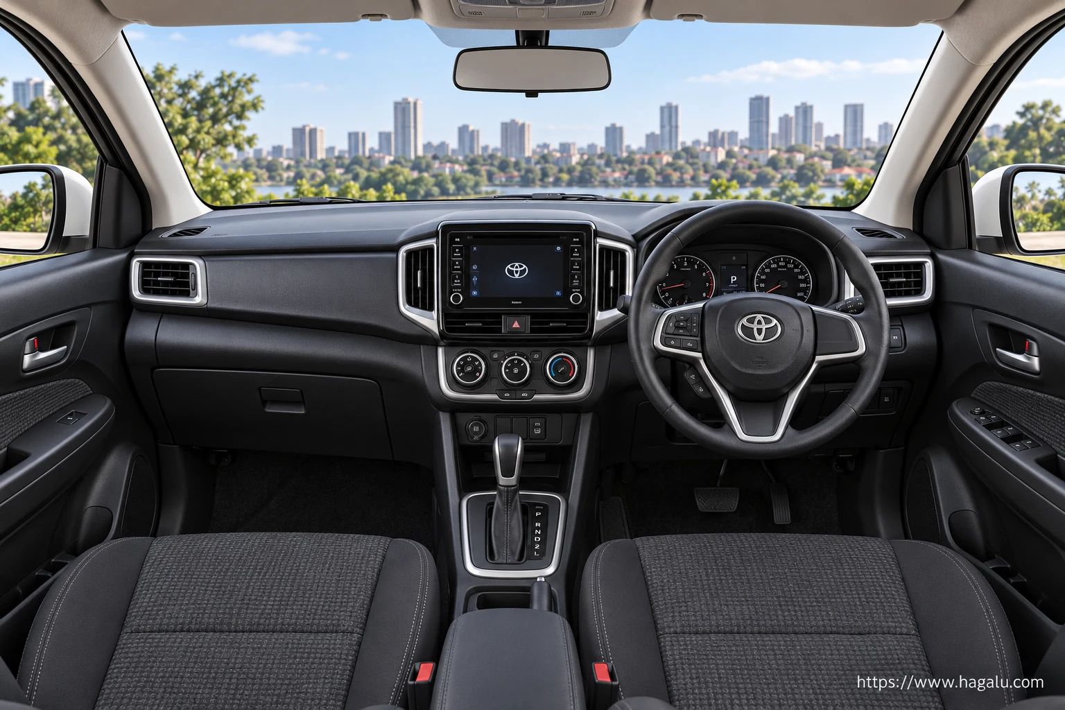 Toyota Rumion interior view 1 for South African vehicle comparison