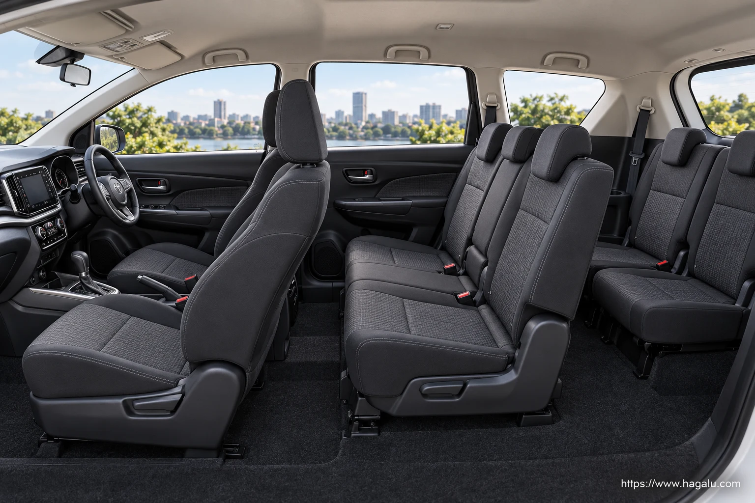 Toyota Rumion interior view 3 for South African vehicle comparison