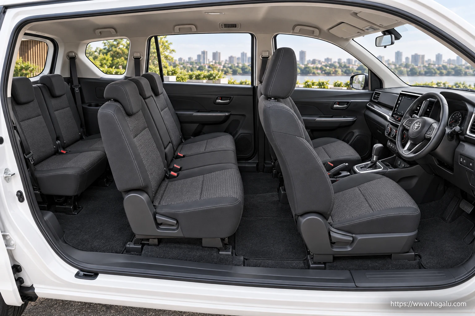 Toyota Rumion interior view 4 for South African vehicle comparison