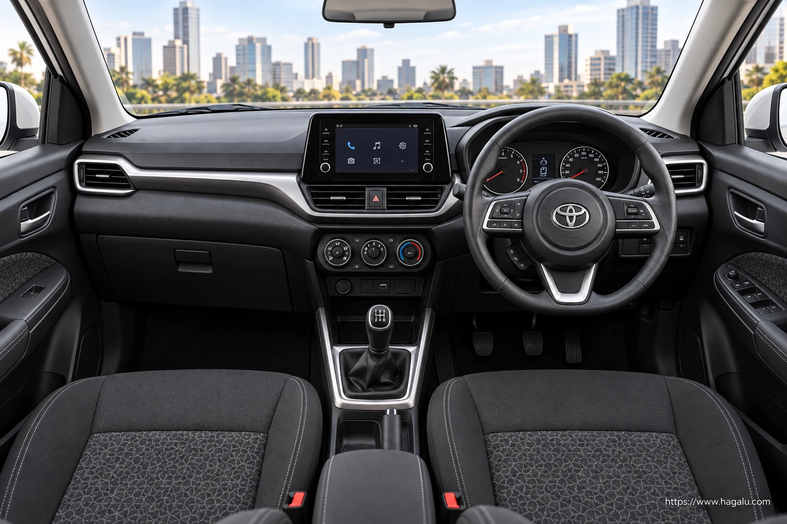 Toyota Starlet Cross interior view 1 for South African vehicle comparison