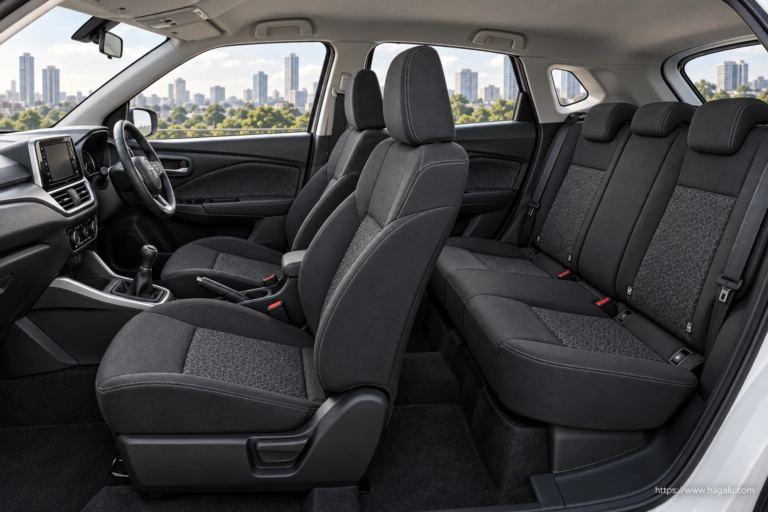 Toyota Starlet Cross interior view 3 for South African vehicle comparison