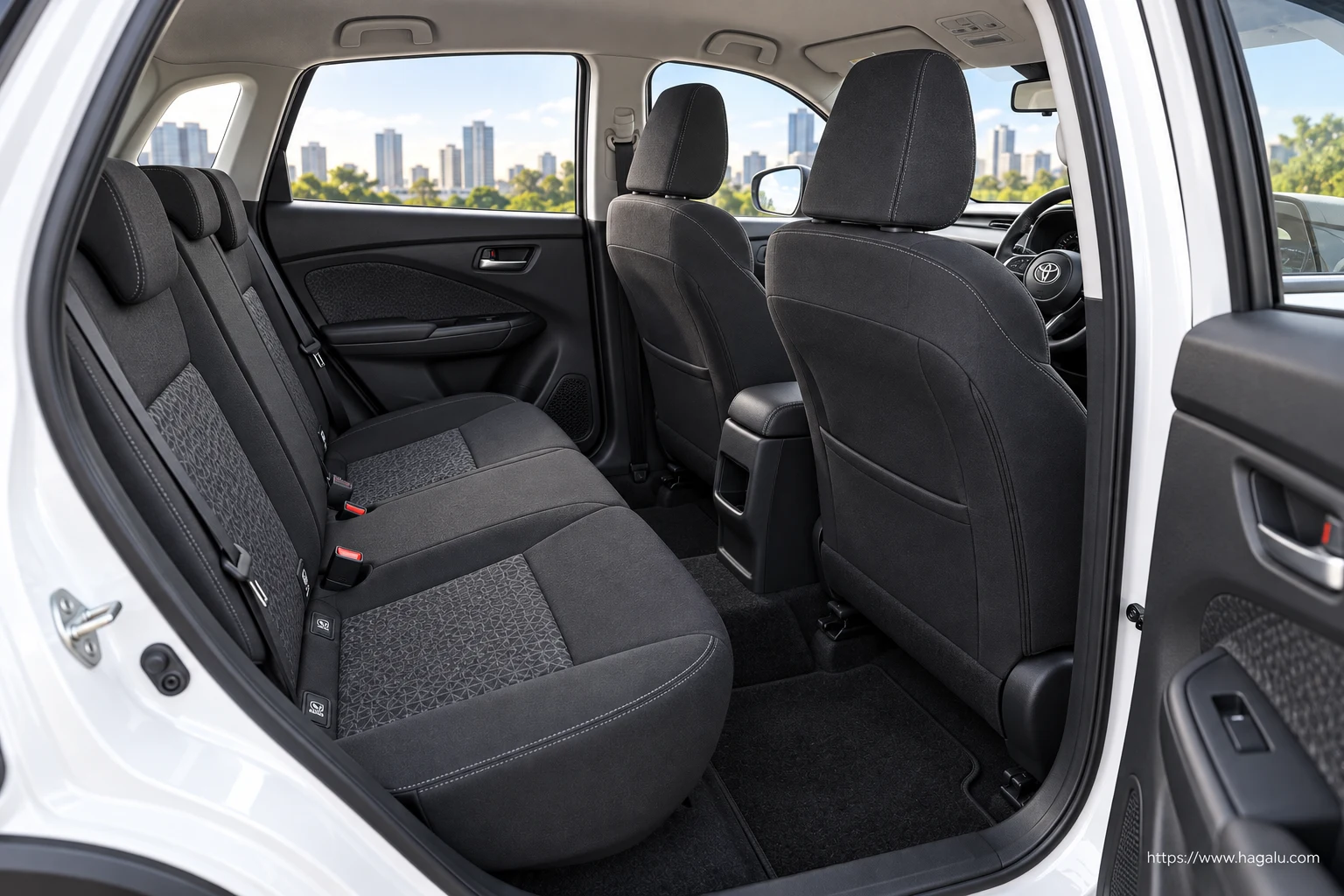 Toyota Starlet Cross interior view 4 for South African vehicle comparison