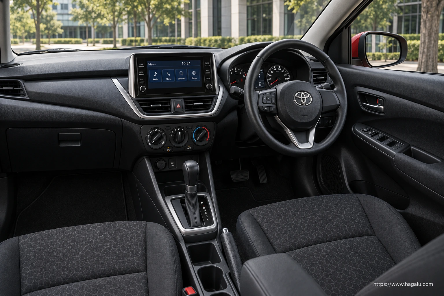 Toyota Starlet interior view 1 for South African vehicle comparison
