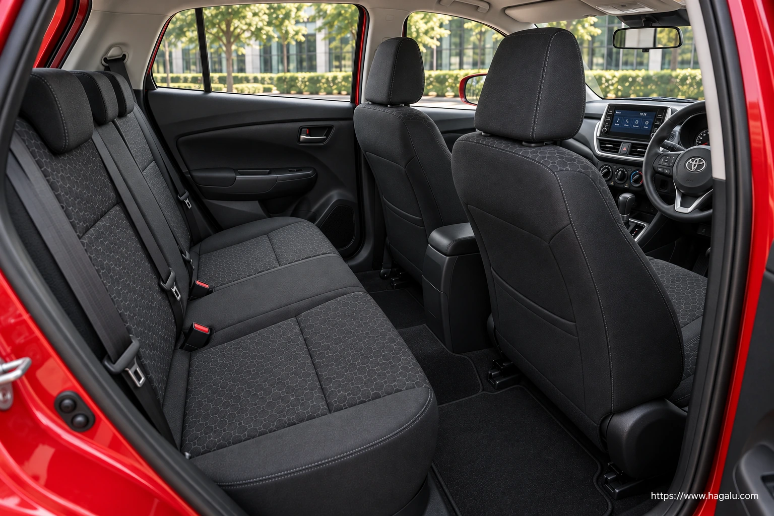 Toyota Starlet interior view 4 for South African vehicle comparison